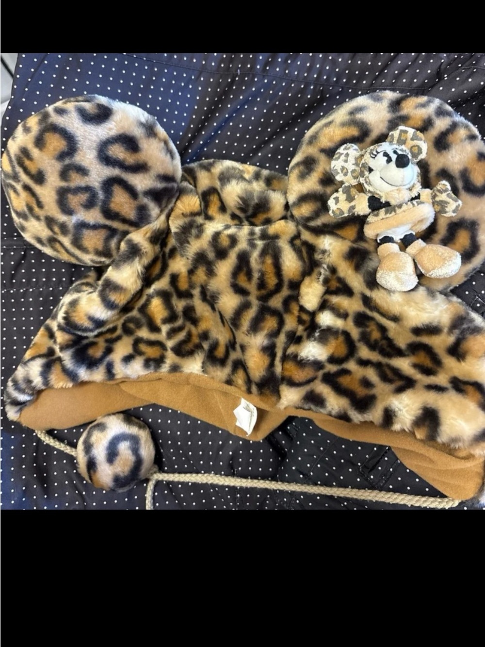 Disneyland Japan plush Minnie hat adult